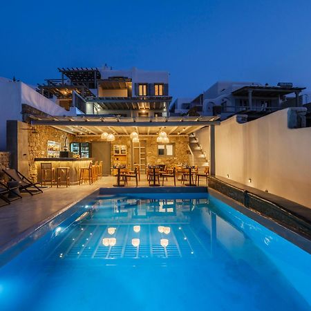 Mykonos Residence Villas & Suites Merchia Beach Exterior foto