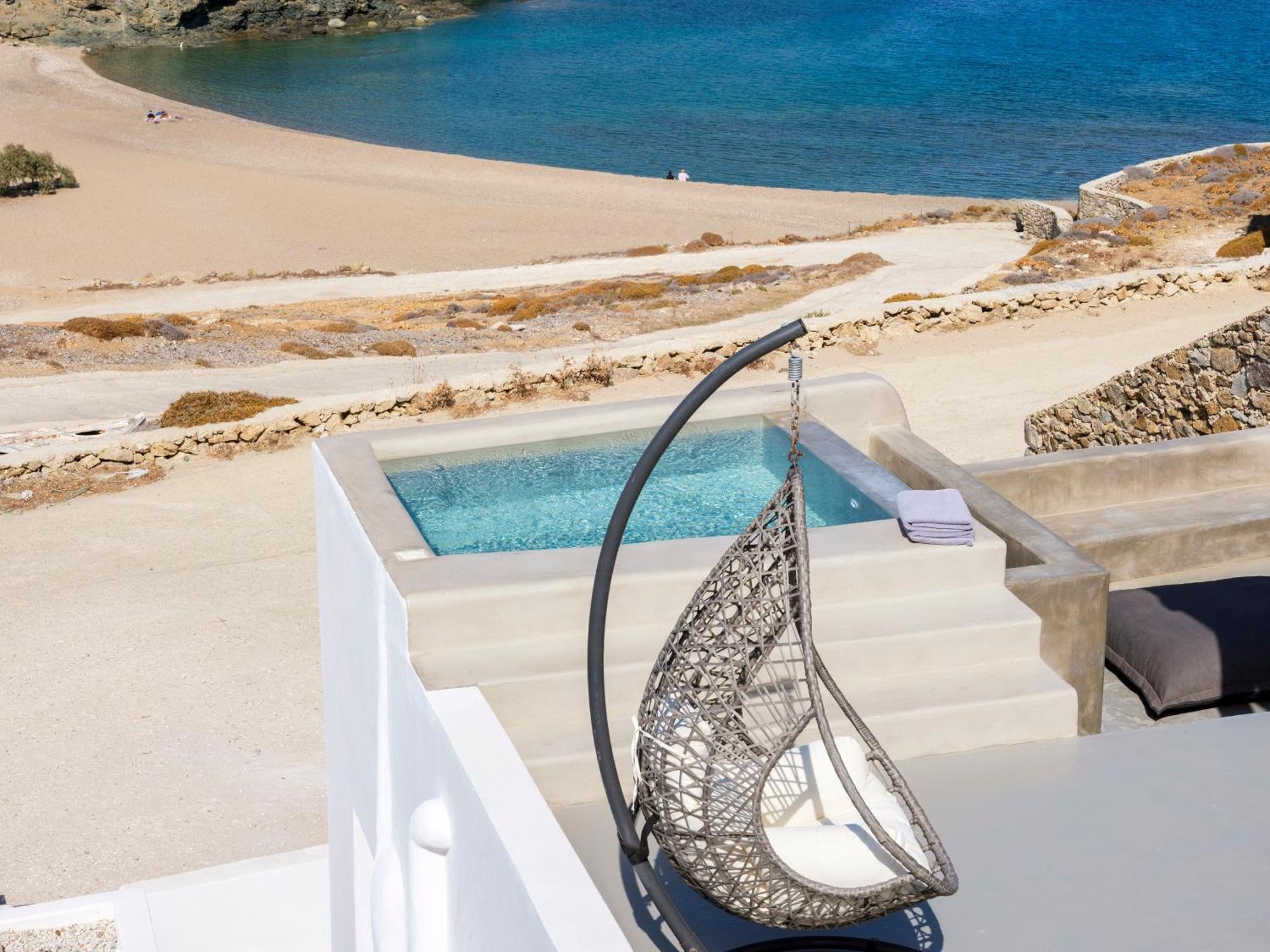 Mykonos Residence Villas & Suites Merchia Beach Exterior foto