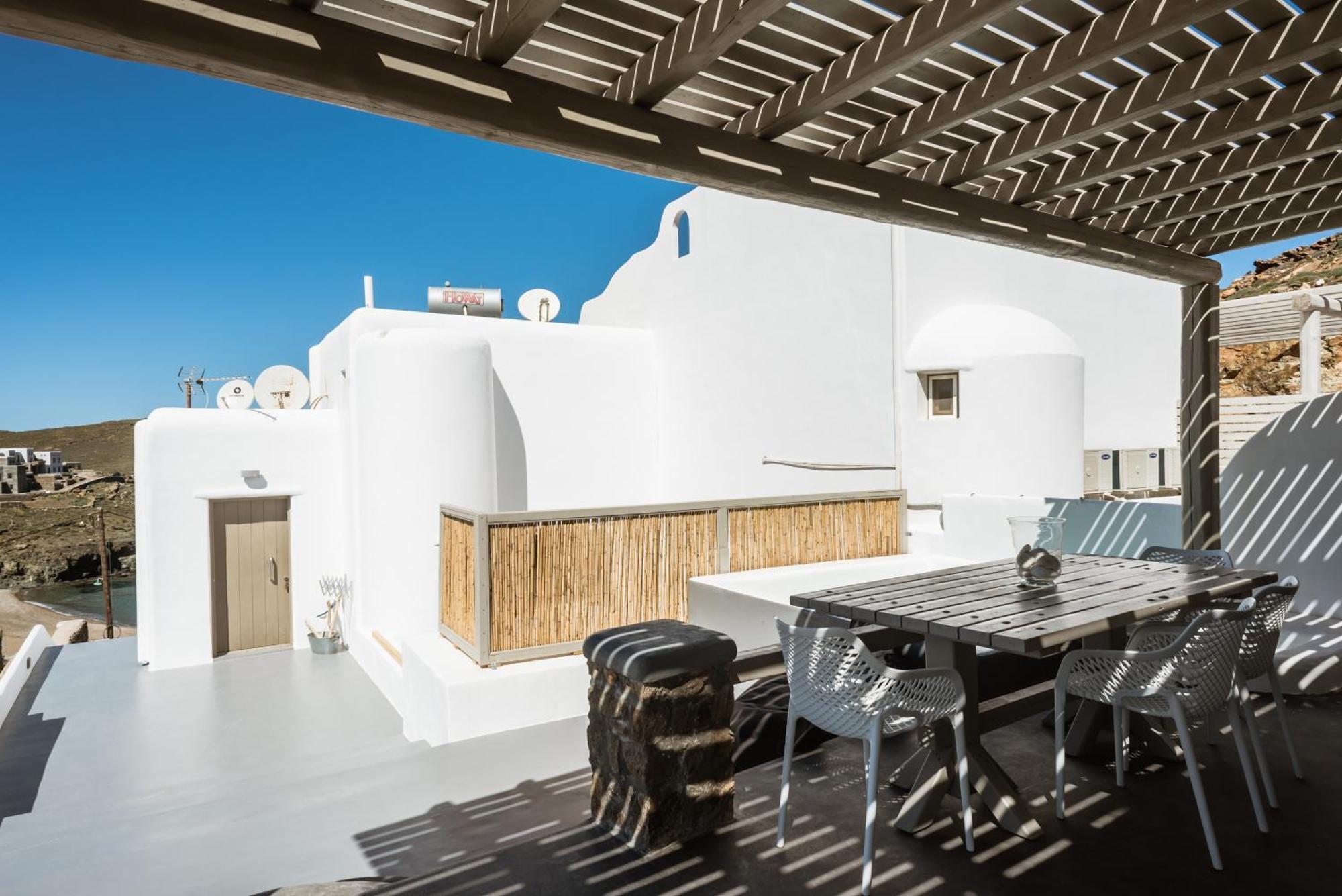 Mykonos Residence Villas & Suites Merchia Beach Exterior foto