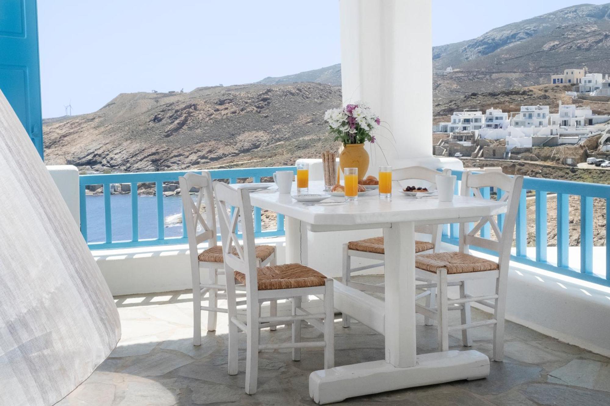 Mykonos Residence Villas & Suites Merchia Beach Exterior foto