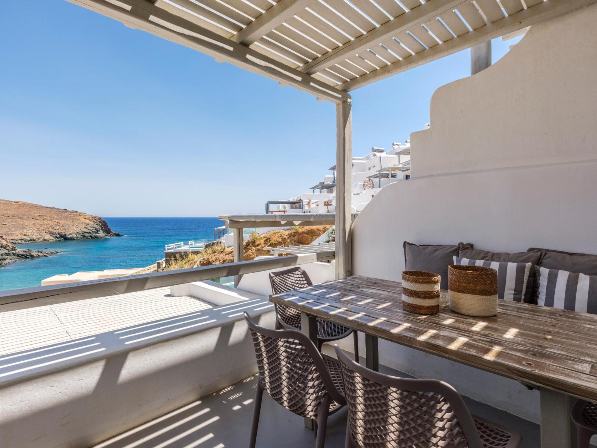 Mykonos Residence Villas & Suites Merchia Beach Exterior foto
