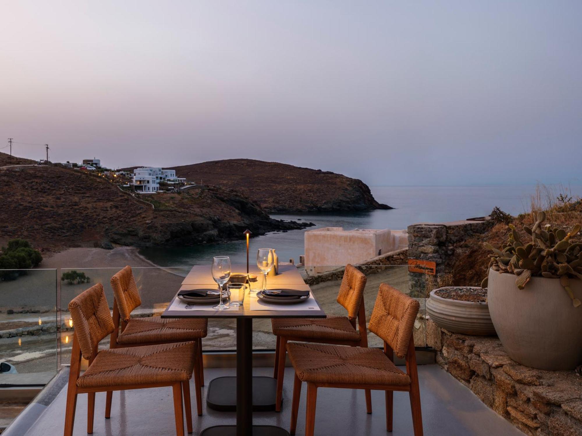 Mykonos Residence Villas & Suites Merchia Beach Exterior foto